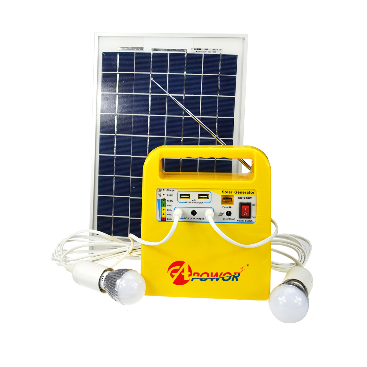 DC solar lighting system