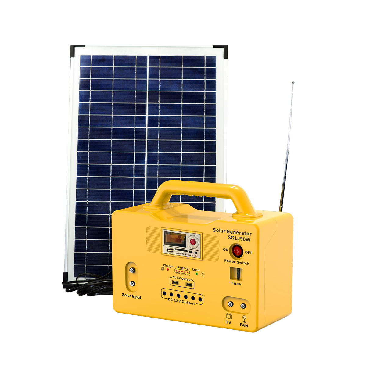 DC solar lighting system